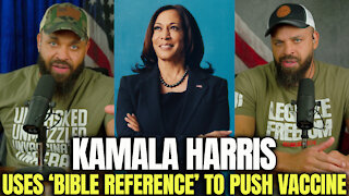 Kamala Harris Uses Bible Reference to Push Vaccine
