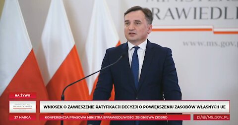 Minister Zbigniew Ziobro o Europejskim Funduszu Odbudowy