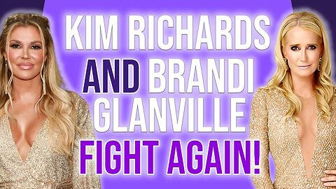 Kim Richards & Brandi Glanville fight again! #peacock #rhugt #bravotv #rhobh