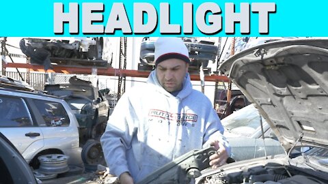 How to Remove a Headlamp Headlight Assembly - 1992 Subaru SVX