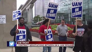 Contract negotiations between GM and UAW resume