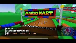 Mario Kart Tour - SNES Donut Plains 2T Gameplay