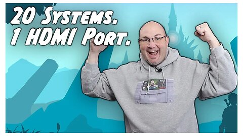 Over 20 Retro Game Systems Connected to 1HDMI Port! How To Organized Your Inputs! #Shorts