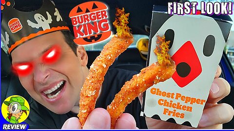 Burger King® GHOST PEPPER CHICKEN FRIES Review 🍔👑👻🌶️🍟 First Look! 😱 Peep THIS Out! 🕵️‍♂️