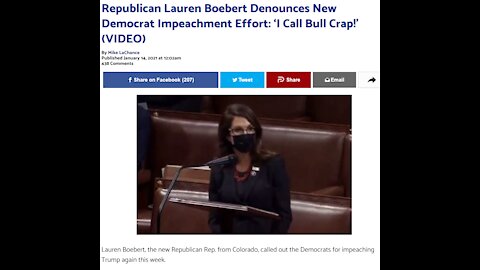 Republican Lauren Boebert Denounces New Democrat Impeachment Effort: ‘I Call Bull Crap!’