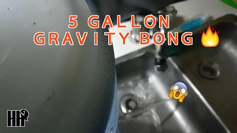 5 GALLON GRAVITY BONG (WATERFALL) - Hightorials w/Joshy J + KATT420 | DIY HOW TO MAKE