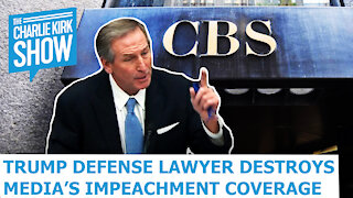Trump Defense Lawyer Van Der Veen Destroys Media's Coverage of Impeachment