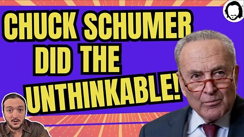 WATCH: Chuck Schumer Gives A Televised Pitch To Support Genocide