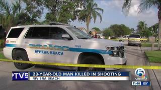 23-year-old man killed in Riviera Beach drive-by shooting