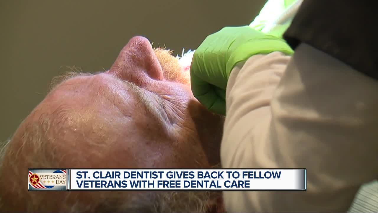 St. Clair dentist gives back to fellow veterans with free dental care