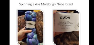 Spinning a Malabrigo Braid slideshow