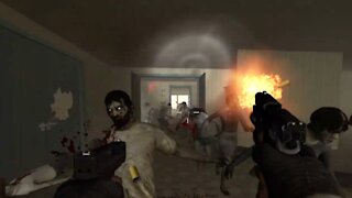 Left 4 Dead 2 Dead Center HOTEL Gameplay #1 DIKEJAR KERUMUNAN ZOMBIE GILA