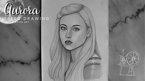 Draw With Me | Aurora, Sleeping Beauty Speed Drawing