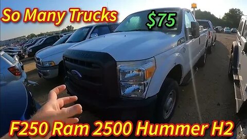 F250, Ram 2500, Silverado, Hummer And More, Copart Walk Around