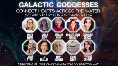 💞Galactic Goddesses Connect Hearts Across The Water