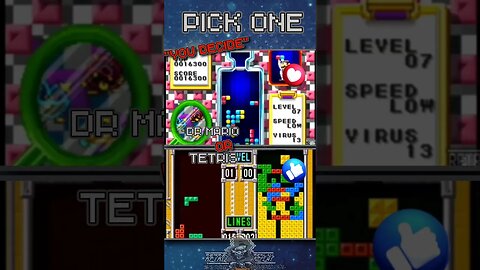 Who wins the super Nintendo puzzle title? Tetris or Dr Mario?