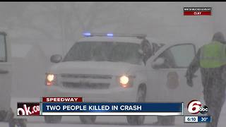 Two people killed in crash in Speedway