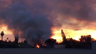 Video of plane after it crashed in Clairemont