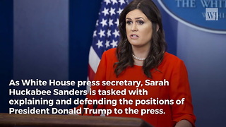 Sarah Sanders Defends Trump, Causes MSNBC Host to Suffer On-Air Meltdown