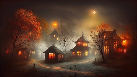 Relaxing Spooky Autumn Music - Autumn Wizard Village ★747 | Mystical, Magical