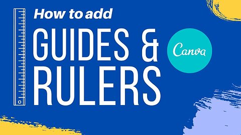 Canva How To Add Grid Lines, Guides and Rulers (New FREE Feature 2023)