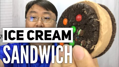 M&M's Chocolate Ice Cream Cookie Sandwiches Review