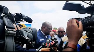 SOUTH AFRICA - Johannesburg - Reopening of the M2 Motorway (Video) (b7H)