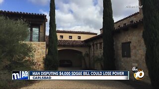 Man fighting $4,000 SDG&E annual bill could lose electricity