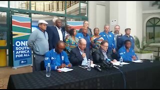 SOUTH AFRICA - Johannesburg - DA press on elections (video) (xi5)