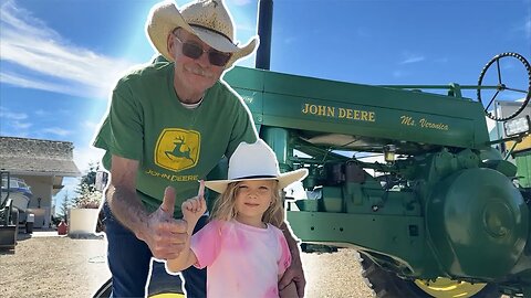 One Last Ride John Deere Tractors | Our First Egg's
