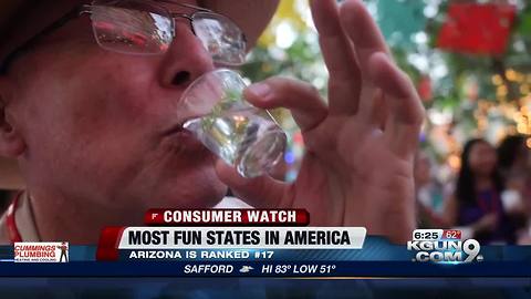 Wallethub ranks Arizona the 17th Most Fun State