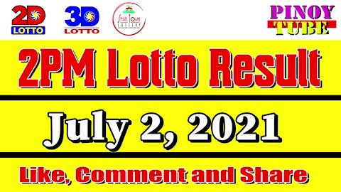Lotto Result Today 2pm Draw July 2 2021 Swertres Ez2 Stl Pcso