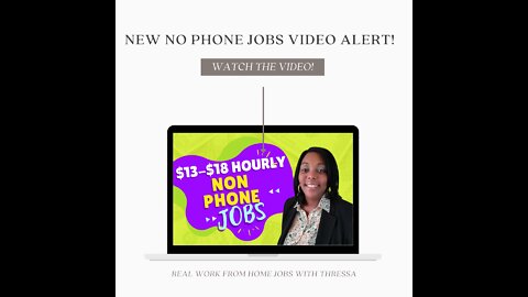 Hiring Now| Earn $13-$18 Hourly| Non Phone Work From Home Jobs