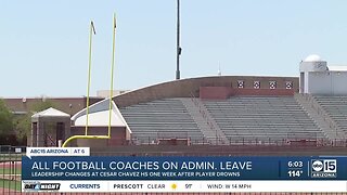 Cesar Chavez HS football coaches on leave after student death