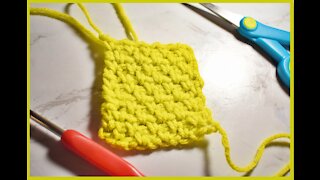 How to Crochet the Moss Stitch a.k.a Linen St a.k.a Granite St