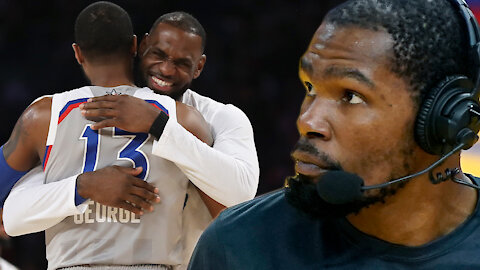 LeBron James' Disses Paul George, Clippers During All-Star Game Draft With Kevin Durant