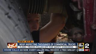 Maryland State Police rank #1 nationally for safety inspections on commercial vehicles