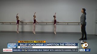Ballet dancers compete for scholarships in Escondido
