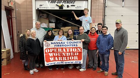Lynbrook Fire Department - Firefighters Bring Christmas to Wounded Warriors - Dec, 2022