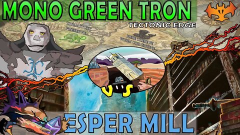 Mono Green Tron VS Esper Mill｜Can Tasha's Hanous Laughter Hit Kozilek?｜Magic The Gathering Online Modern League Match