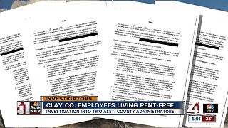Clay County employees living rent-free