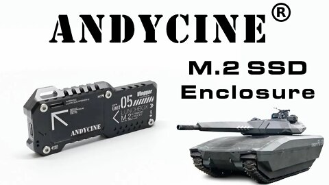 ANDYCINE Lunchbox V M.2 SSD Enclosure - Heavy Duty