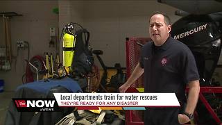 Local teams work all year round to be ready for water rescues