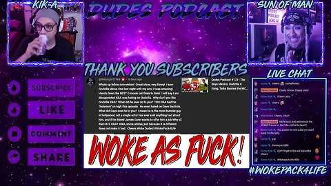 The Wokest Show on YouTube! (Dudes Podcast #shorts )