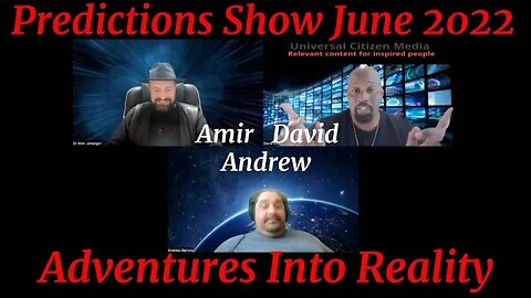 Predictions Show Part 1- "The Dialogue" with David Ellis, Andrew Bartzis and Dr. Amir Jahangiri