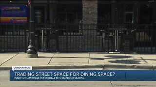 Trading street space for dining space as solution amid pandemic?