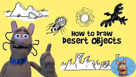 How to Draw Desert Objects
