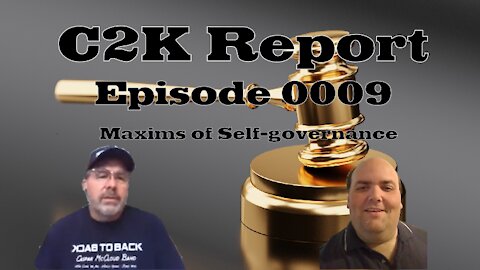 C2K Report #0009: Maxims of self-governance