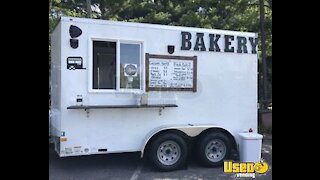 Lightly Used 2021 - 7' x 12' Mobile Concession Trailer for Sale in Pennsylvania!