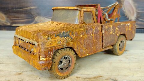 Rusty Tonka Tow Truck Restoration